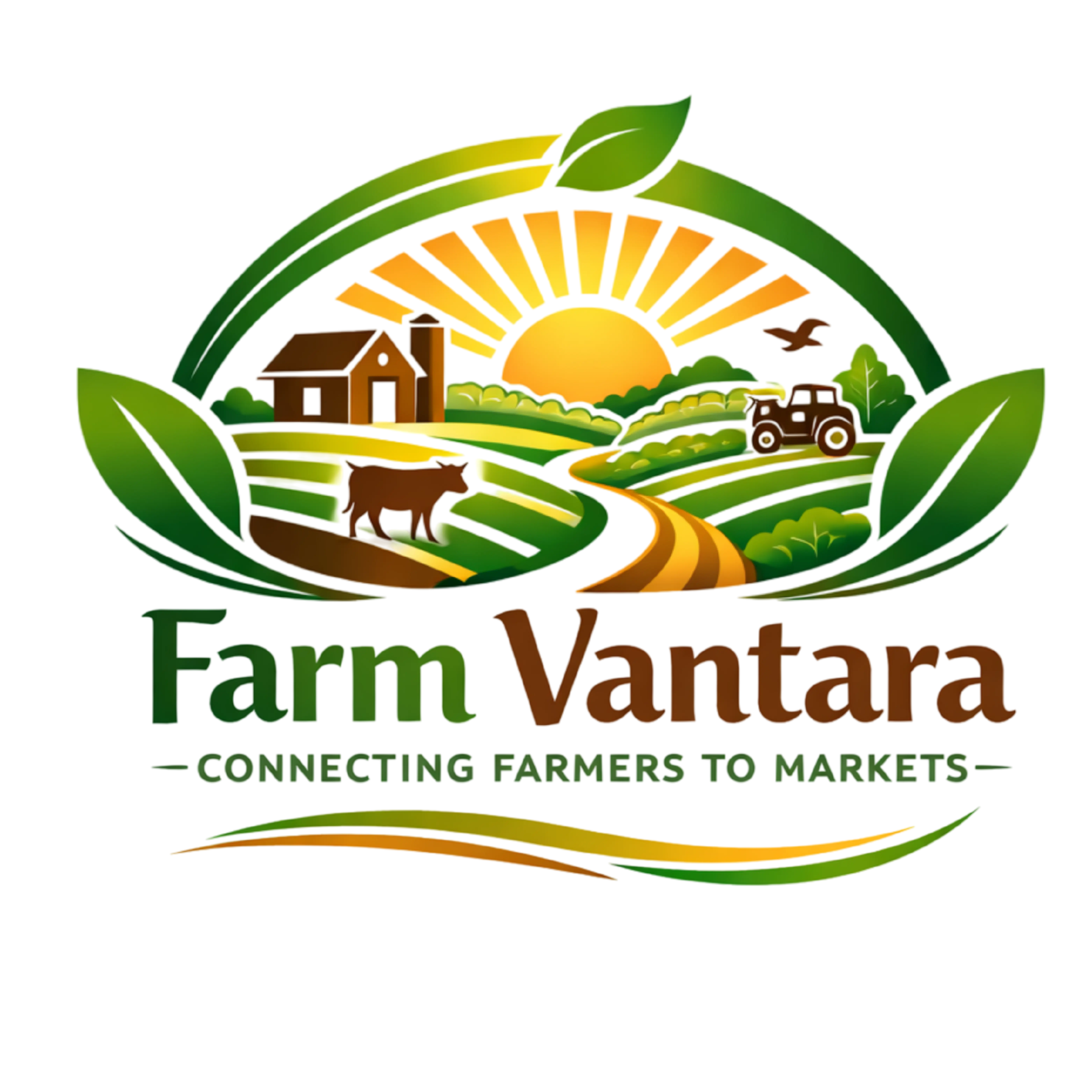 Farmer to Buyer Direct Trade Illustration